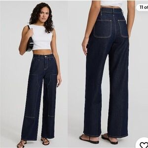Women's Dark Blue Jeans